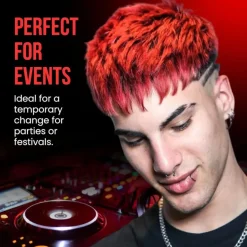 The Shave Factory Temporary Hair Color Spray Red - 150 ml