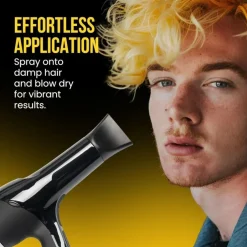 The Shave Factory Temporary Hair Color Spray Yellow - 150 ml