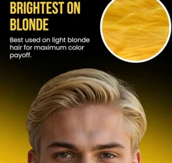 The Shave Factory Temporary Hair Color Spray Yellow - 150 ml