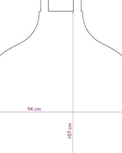 Trend-Design NANO Oversize Colouring Apron Black