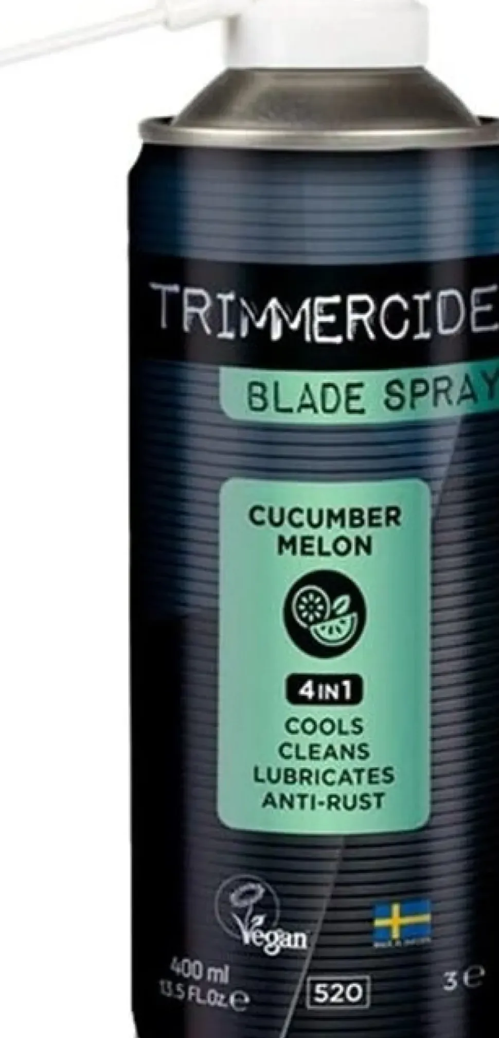 Trimmercide Blade Spray 4 In 1 Cucumber Melon Scented 400 ml