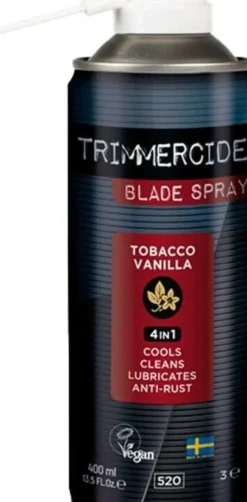 Trimmercide Blade Spray 4 In 1 Tobacco Vanilla Scented 400 ml