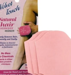 Velvet Touch Hair Removal Glove Pack of 3