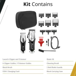 Wahl Professional Launch Clipper & Trimmer Combo Grooming Kit
