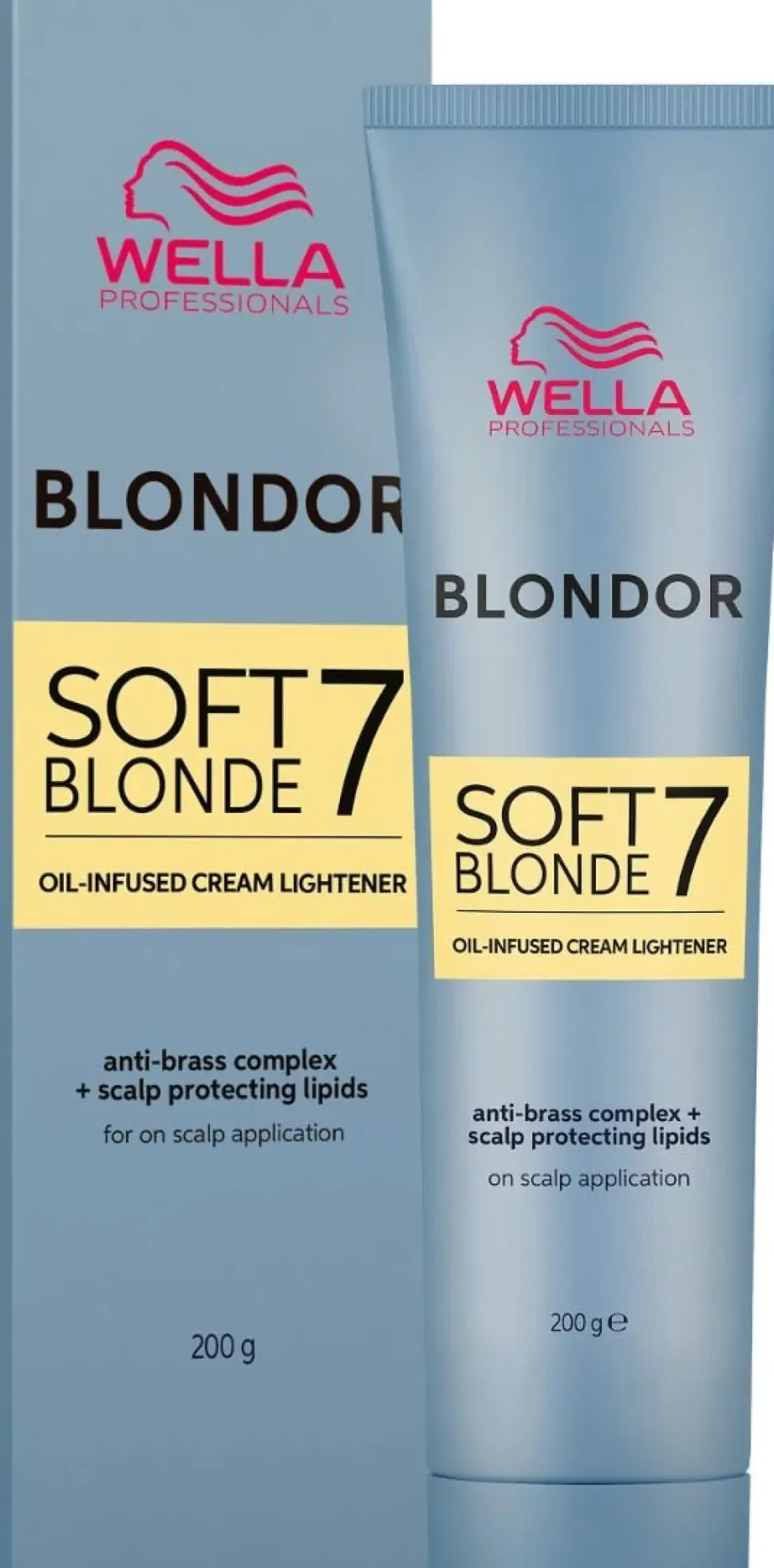 Wella Blondor Soft Blonde 7 Bleaching Creme 200 g