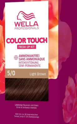 Wella Color Touch Fresh-Up-Kit 5/0 Light Brown 130 ml
