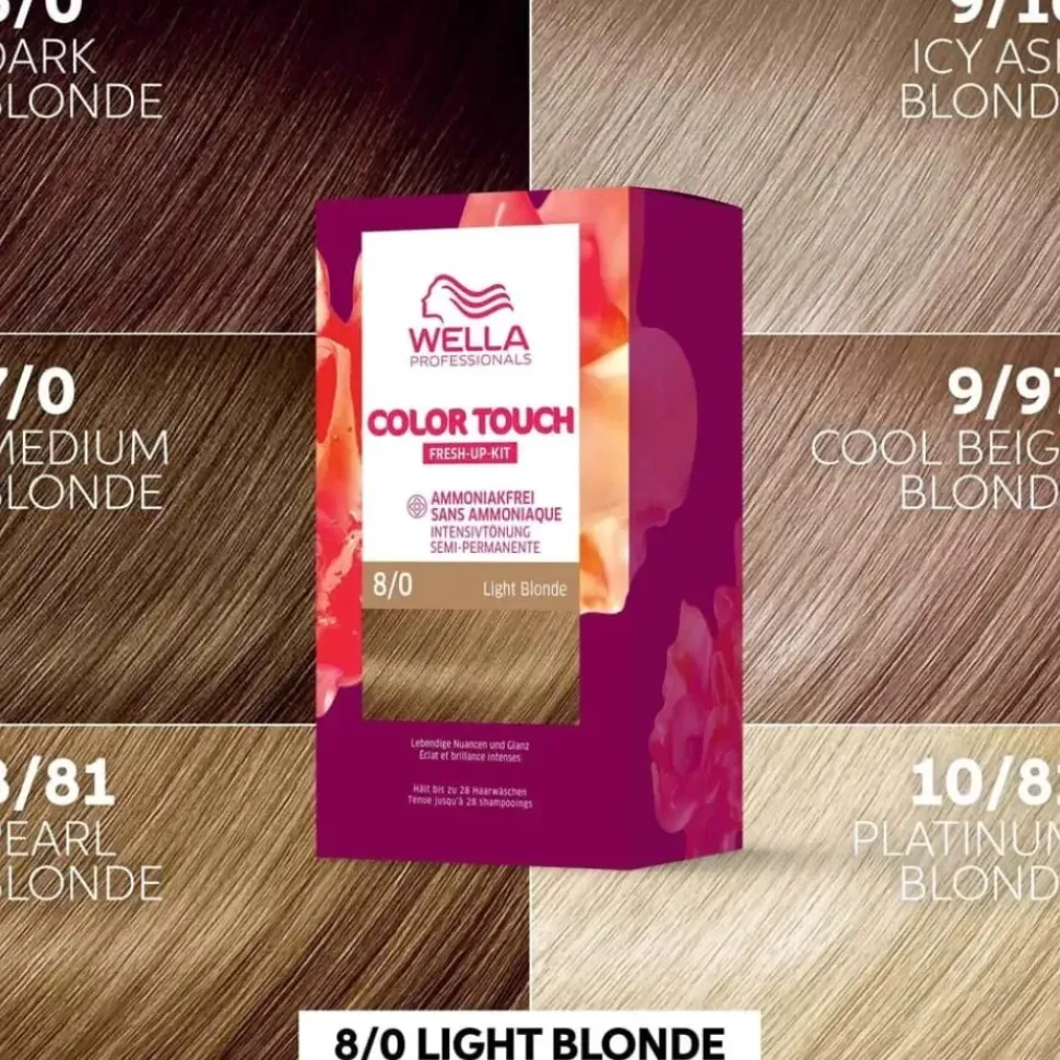 Wella Color Touch Fresh-Up-Kit 7/0 Medium Blonde 130 ml