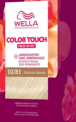 Wella Color Touch Fresh-Up-Kit 10/81 Platinum Blonde 130 ml