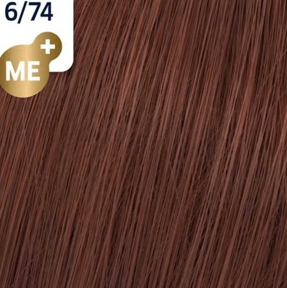 Wella Koleston Perfect Me+ 6/74 Dark Blonde Brown Red - 60 ml (U)
