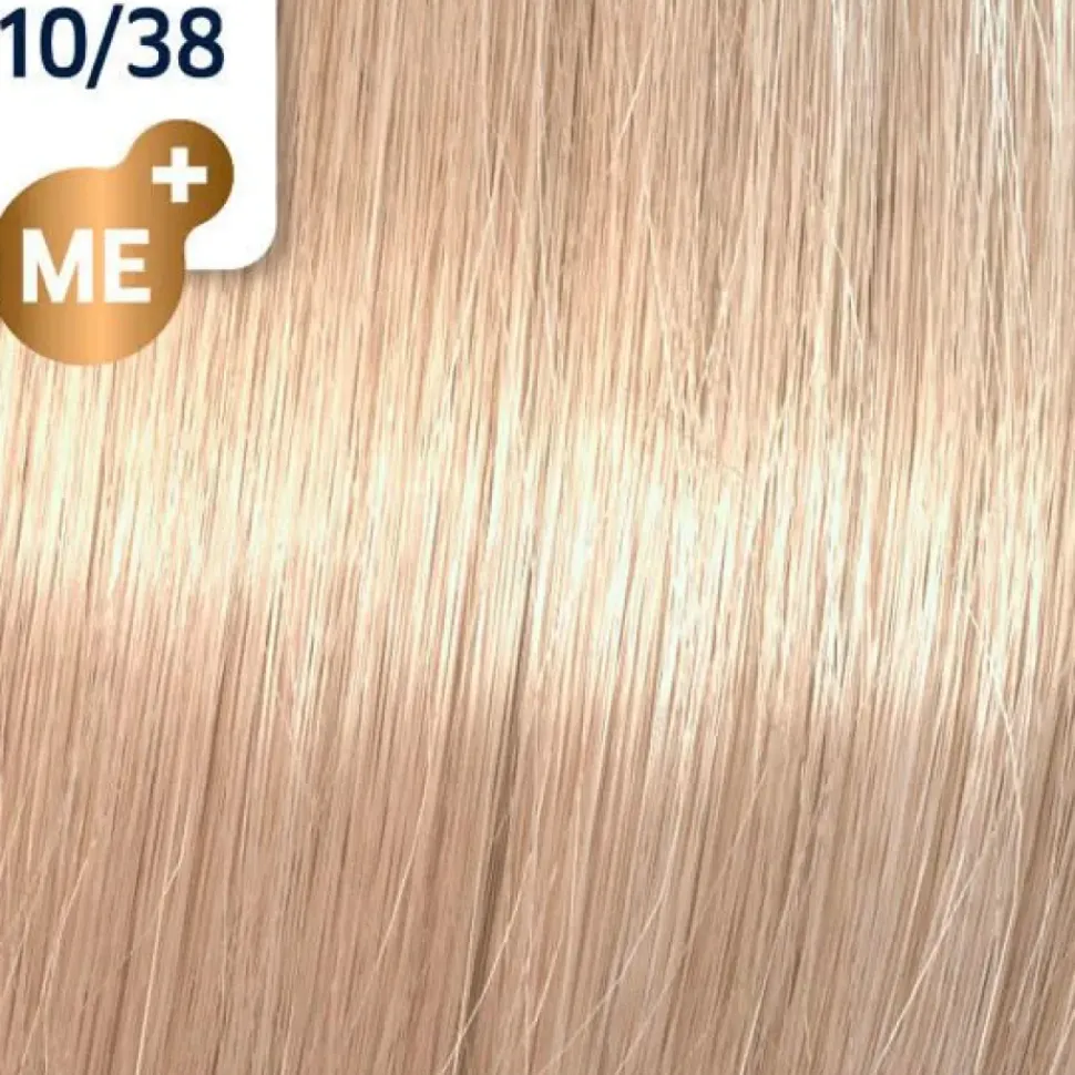 Wella Koleston Perfect Me+ Rich Naturals 10/38 Lightest Gold Pearl Blonde - 60 ml