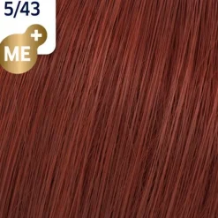 Wella Koleston Perfect Me+ Vibrant Reds 5/43 Light Brown Red Gold - 60 ml