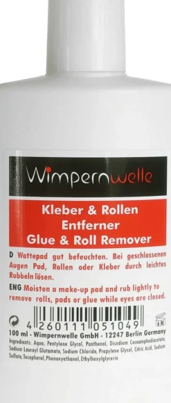 Wimpernwelle Glue & Roll Remover - 100 ml