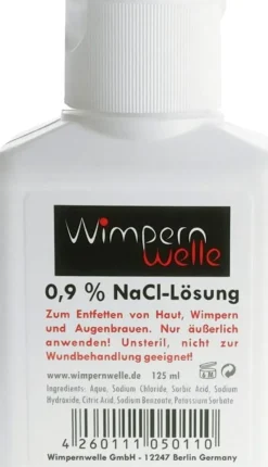 Wimpernwelle Physiological Saline Solution - 125 ml