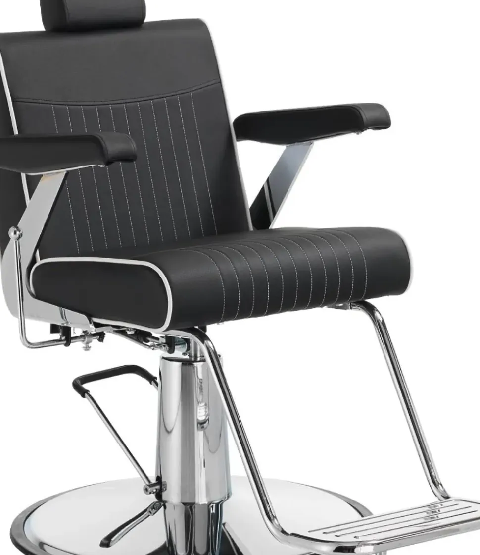 XanitaliaPro Hair Maiorca Barber Chair - Black