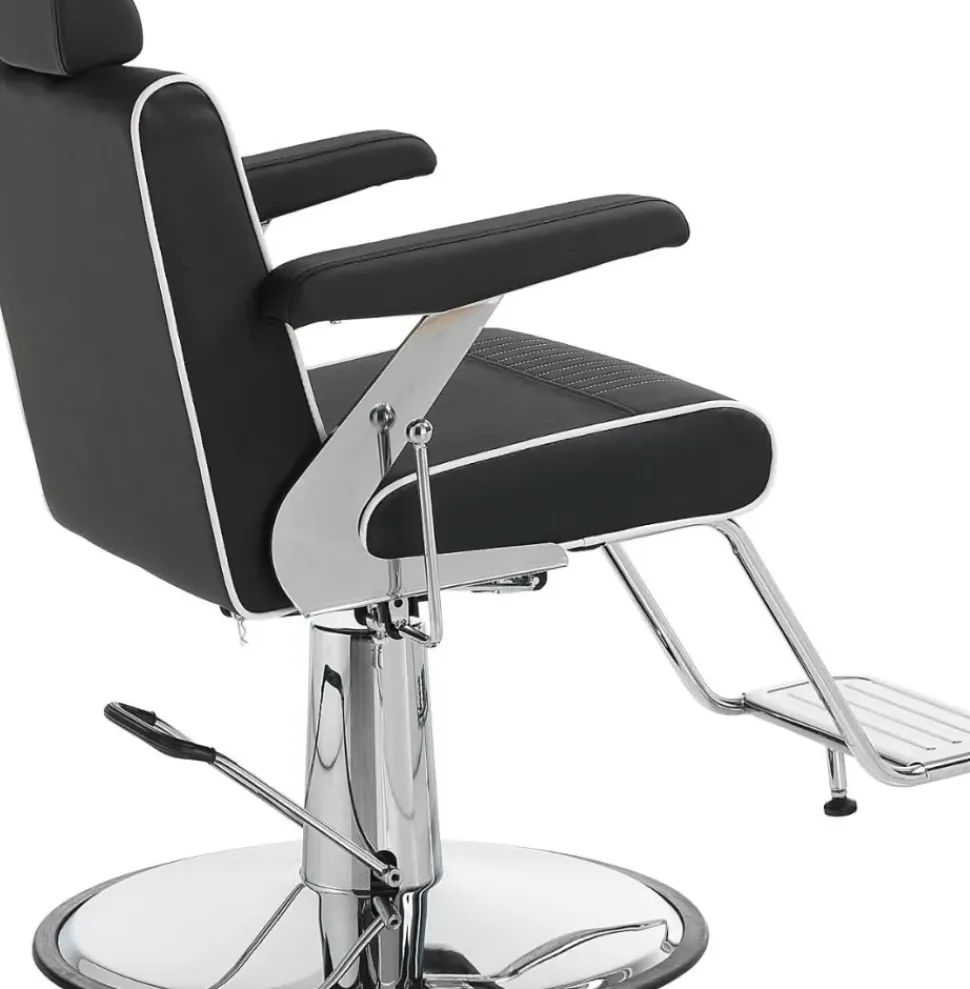 XanitaliaPro Hair Maiorca Barber Chair - Black