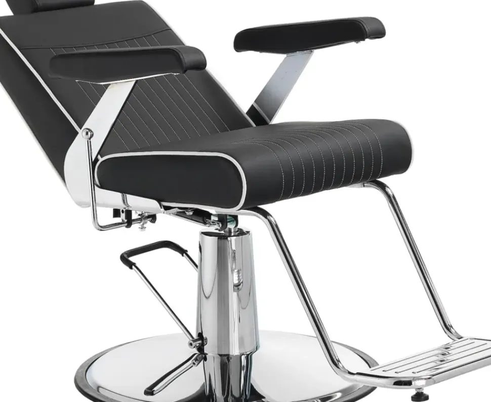 XanitaliaPro Hair Maiorca Barber Chair - Black