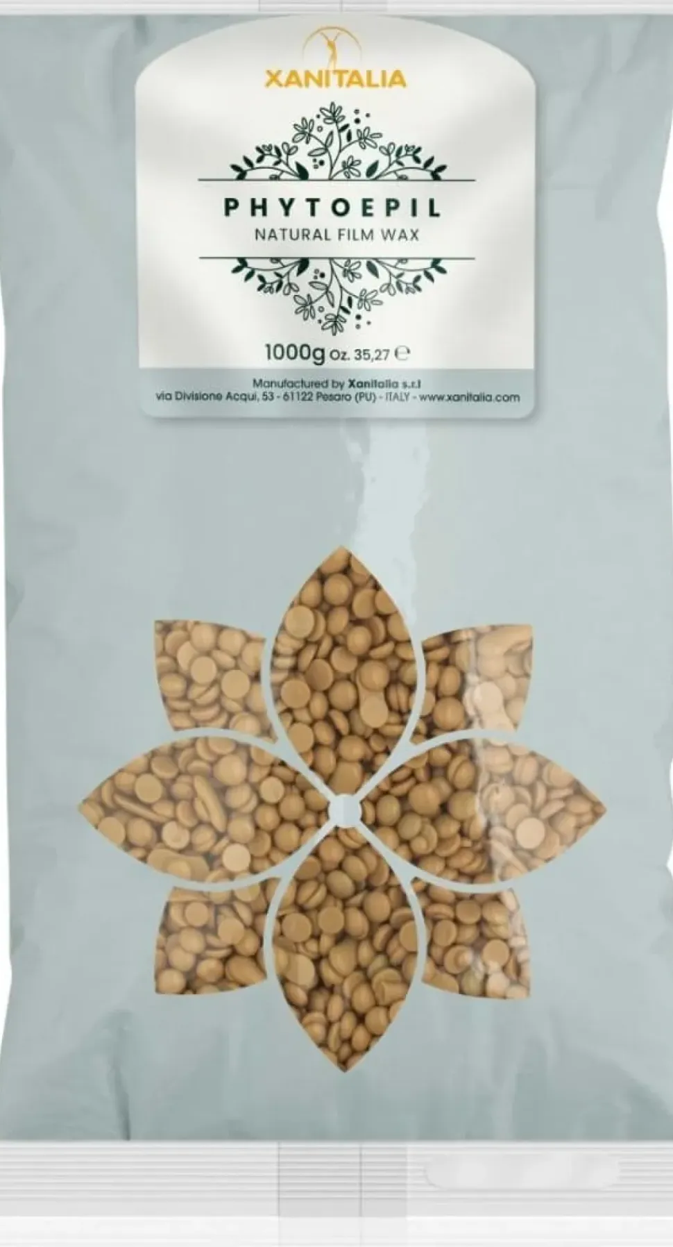 XanitaliaPro Phyto epil natural film wax liquorice 1000 g