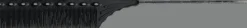 YS Park Carbon Tail Comb No.116 Black