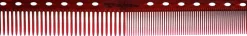 YS Park Cutting Comb No.339 Light Transparent Red - 175 mm