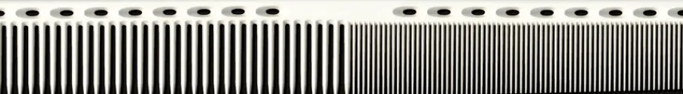 YS Park Cutting Comb No.345 White