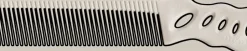 YS Park Flex Barber Comb No.208 White
