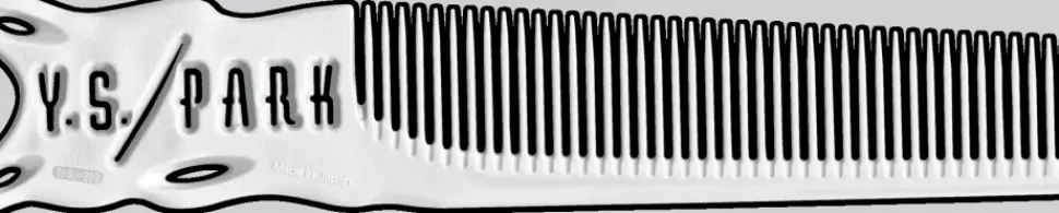 YS Park Flex Cutting Comb No.209 White