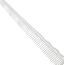 YS Park Hair Cutting Comb 254 White 188 mm