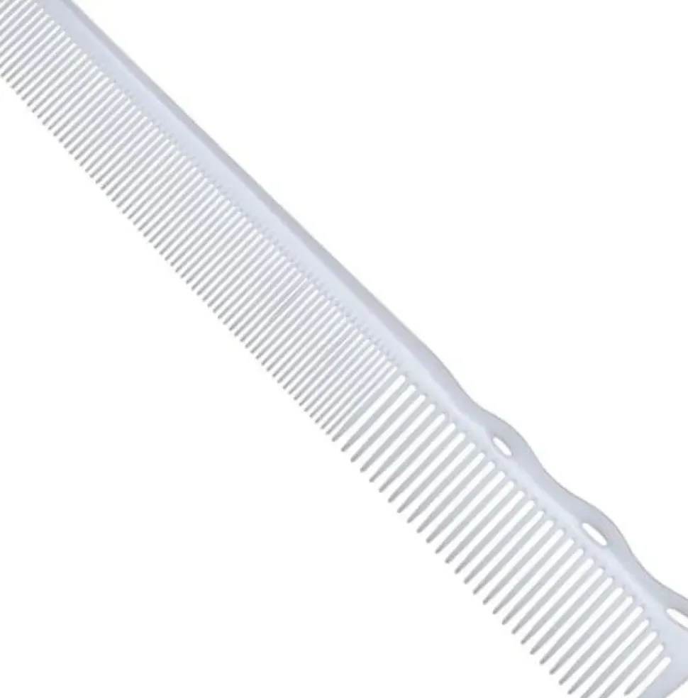 YS Park Hair Cutting Comb 252 White - 180 mm
