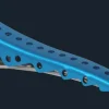 YS Park Shark Clips 2 pcs. Aqua Blue