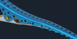 YS Park Shark Clips 2 pcs. Aqua Blue
