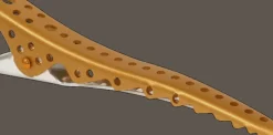 YS Park Shark Clips 2 pcs. Gold