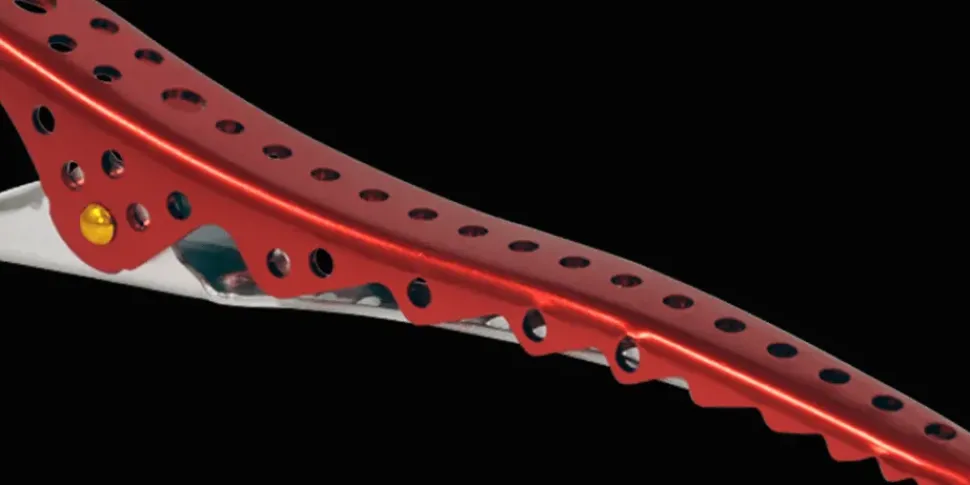 YS Park Shark Clips / 2 pcs. Red
