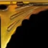 YS Park Tail Comb No. 102 Camel/Yellow - 220 mm