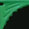 YS Park Tail Comb No. 102 Green - 220 mm