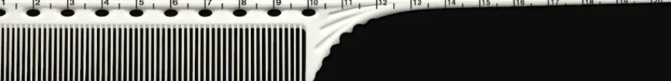 YS Park Tail Comb No.G01 White