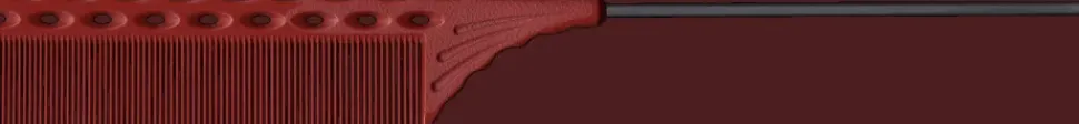 YS Park Tail Comb No.116 Red