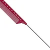 YS Park Tail Comb No. 122 Red - 250 mm