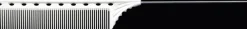 YS Park Tail Comb No. 102 White - 220 mm