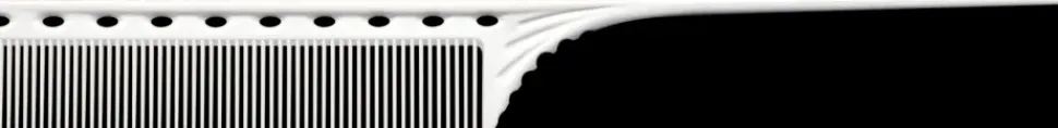 YS Park Tail Comb No. 101 White - 216 mm